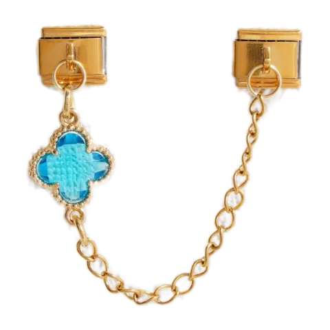 Teal Drop charm